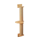 Cat Climbing Frame Wall Post Flax Rope Scratcher Hanging Toy Furniture Kittens
