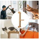 Cat Climbing Frame Wall Post Flax Rope Scratcher Hanging Toy Furniture Kittens