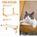 Cat Hammock for Wall Window Glass Suction Cup Style Comfortable Space Saving - Blue
