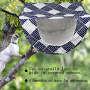 Cat Hammock Hanging Bed Cage Nest Soft Pet House Basket Cat Sleeping Supplies - Blue Whale