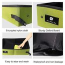 Portable Cat Litter Box Foldable Green Travel Toilet for Car Outdoor Pet Use