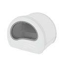 Large Fully Enclosed Cat Litter Box Pet Toilet Odour Control Easy Clean Tray - White