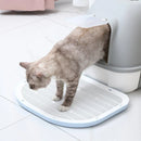 Anti Spill Cat Litter Mat Double Layer Pet Toilet Mat for Litter Box - Pink