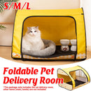 Foldable Pet Tent Large Cat Nest Indoor Cage Enclosure Kitten Delivery Space - S