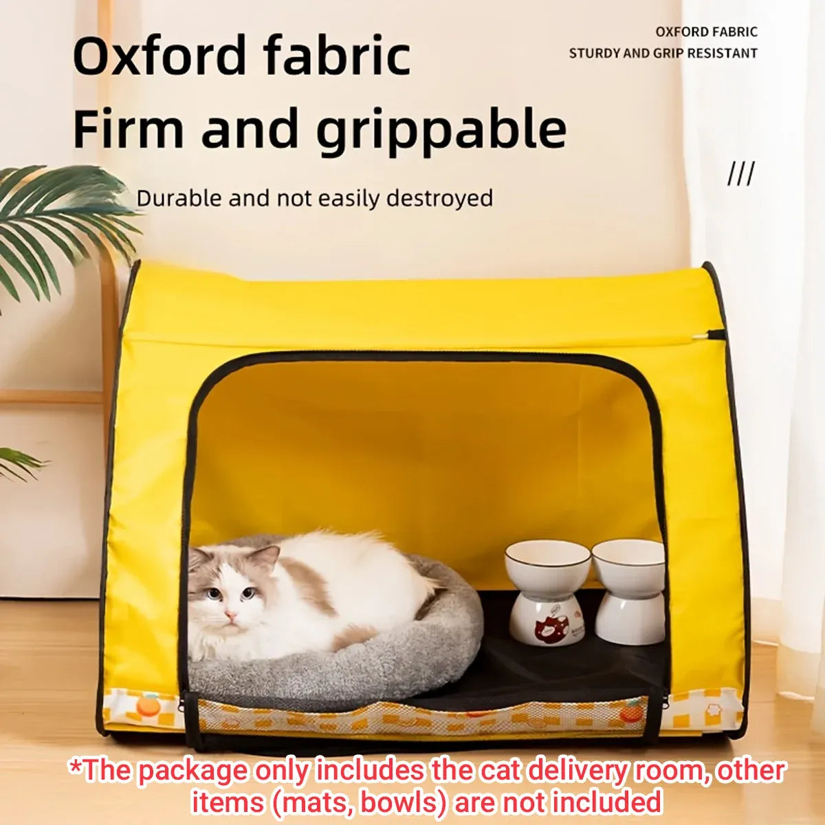 Foldable Pet Tent Large Cat Nest Indoor Cage Enclosure Kitten Delivery Space - S