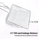 1-Piece Metal Cat Litter Scoop