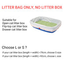 10 PCS Disposable Pet Waste Bags Cat Litter Bags Thickened Heavy Duty Leakproof - S