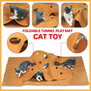 Pet Supplies Puppy Semi Enclosed Tunnel Cat Scratch Board Pad Toy Climbing Rack