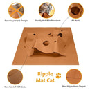 Pet Supplies Puppy Semi Enclosed Tunnel Cat Scratch Board Pad Toy Climbing Rack