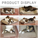 Leopard Print Cat Scratcher Board Durable Cardboard Surface for Claw Sharpening