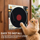 Record Player Cat Scratching Board Corrugated Cardboard Cat Toy