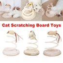 Durable Cat Scratching Board Interactive Scratch Pad Toy for Cats and Kittens - Ball