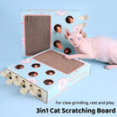 Multifunctional Cat Toys Corrugated Scratch Board for Cats and Hamsters Fun Toy