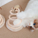 Durable Cat Scratching Board Interactive Scratch Pad Toy for Cats and Kittens - Fish