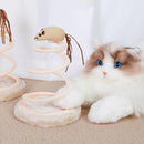 Durable Cat Scratching Board Interactive Scratch Pad Toy for Cats and Kittens - Fish