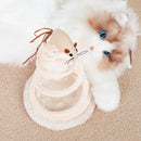 Durable Cat Scratching Board Interactive Scratch Pad Toy for Cats and Kittens - Fish