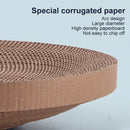 Cat Scratcher Turntable Toy Large Round Corrugated Board Nest Scratch Resistant - Yellow