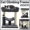 Cat Tree Scratching Post Claw Board Litter Crawler One Pet Toy For Indoor Cats