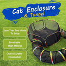 Collapsible Cat Tunnel Interactive Drill Bucket Fun Pet Toy for Cats Indoor Play