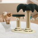 Cat Scratching Post Toy Turntable Climbing Frame Board Interactive Furniture