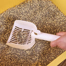 Large Cat Litter Box Open Toilet Semi Enclosed Yellow Tray Splash Proof Pet