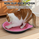 Cat Scratching Post Pad 2 in 1 PP Blanket Non Slip Indoor Kitten 38 x 38 x 5cm - Beige
