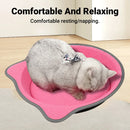 Cat Scratching Post Pad 2 in 1 PP Blanket Non Slip Indoor Kitten 38 x 38 x 5cm - Beige