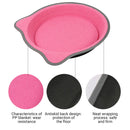 Cat Scratching Post Pad 2 in 1 PP Blanket Non Slip Indoor Kitten 38 x 38 x 5cm - Pink