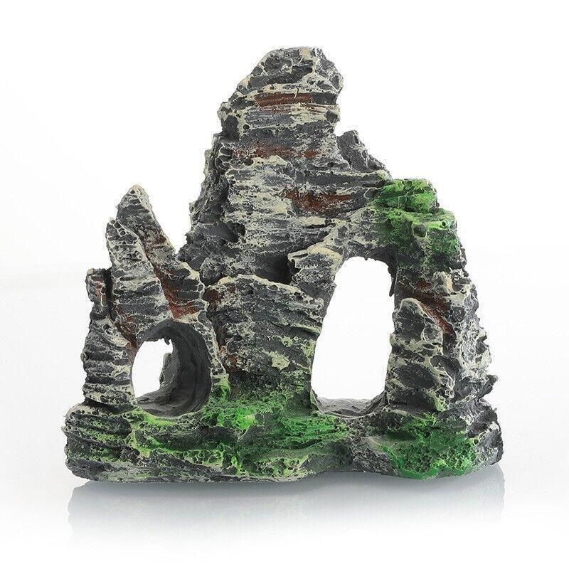 Aquarium Rockery Landscaping Cave Mountain View Decoration Ornament Fish Tank - GS1001