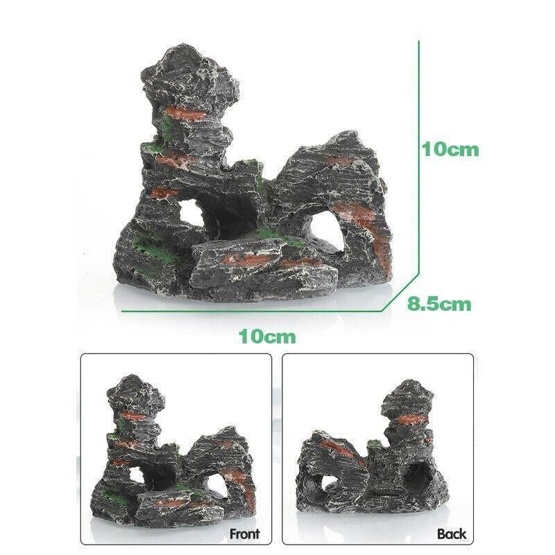Aquarium Rockery Landscaping Cave Mountain View Decoration Ornament Fish Tank - GS1001