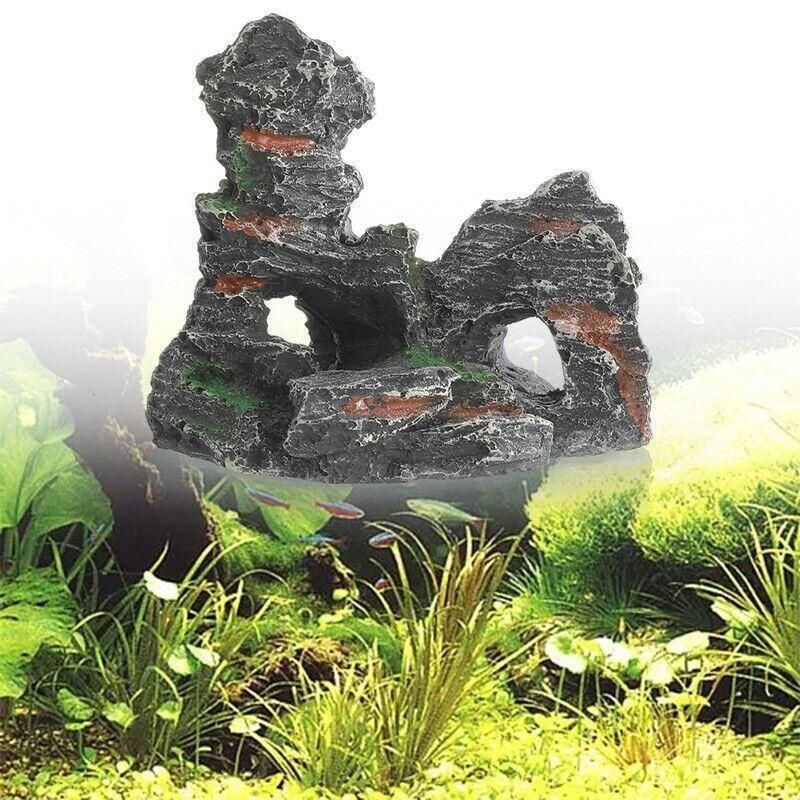 Aquarium Rockery Landscaping Cave Mountain View Decoration Ornament Fish Tank - GS1002
