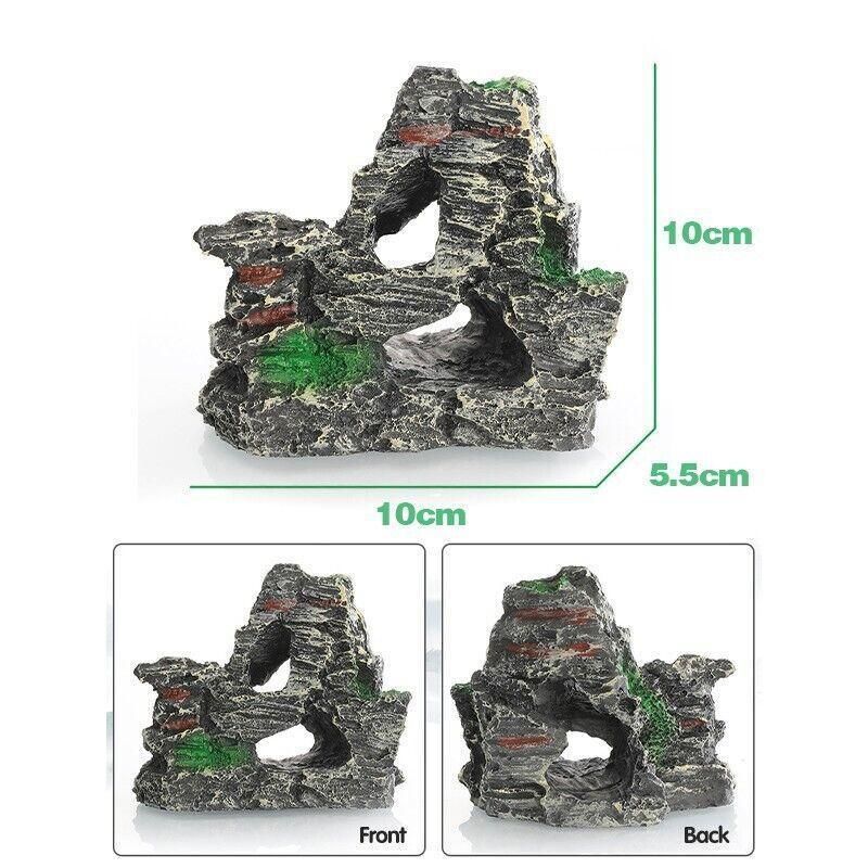 Aquarium Rockery Landscaping Cave Mountain View Decoration Ornament Fish Tank - GS1002