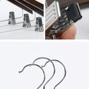 Solid Wood Coat Hanger Non Slip Thickened Clothes Strap Clip For Guest Room