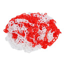 Plastic Warning Barrier Chain 25m Red White - Temporary Construction Use
