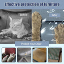 Elastic PVC Dining Chair Cushion Cover Universal Seat Protector with Backrest
