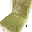 Elastic PVC Dining Chair Cushion Cover Universal Seat Protector with Backrest