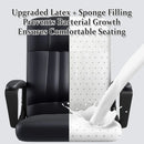 Swivel Office Chair Adjustable Height Padded Seat Computer Chair With Wheels