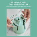 Multifunctional Vegetable Cutter Drum Slicer Kitchen Hand Cranked Grater Tool - Green