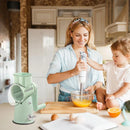 Multifunctional Vegetable Cutter Drum Slicer Kitchen Hand Cranked Grater Tool - Green