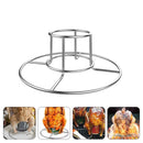 1-Piece Round Chicken Roasting Rack with Centre Can Holder