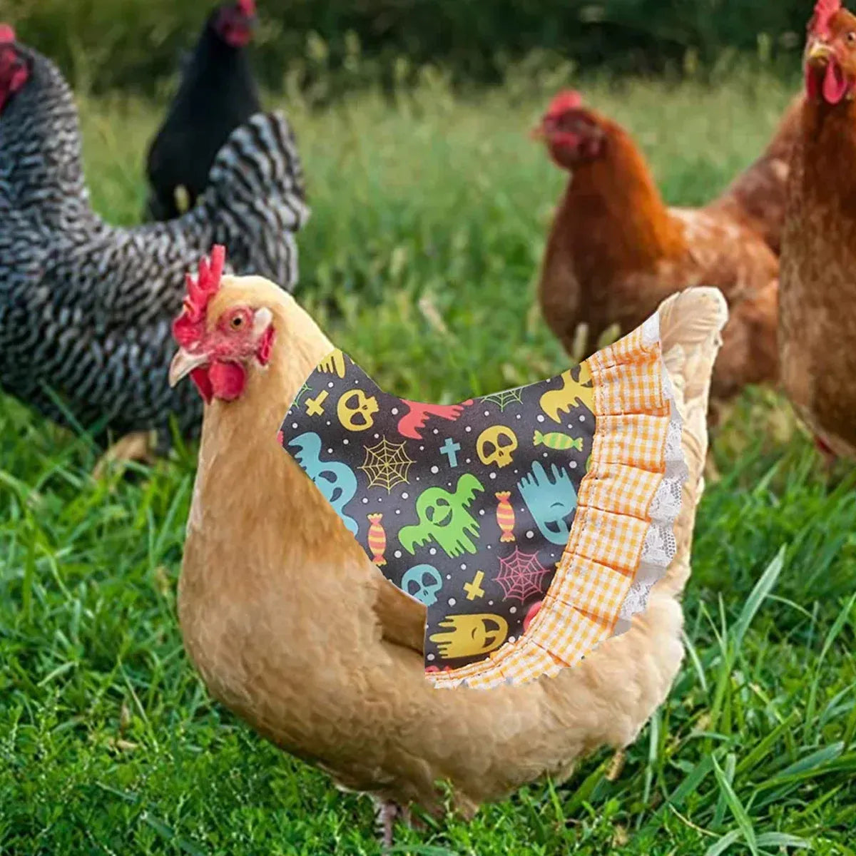 Chicken Saddle Apron Feather Protection Fixer Poultry Accessory Adjustable