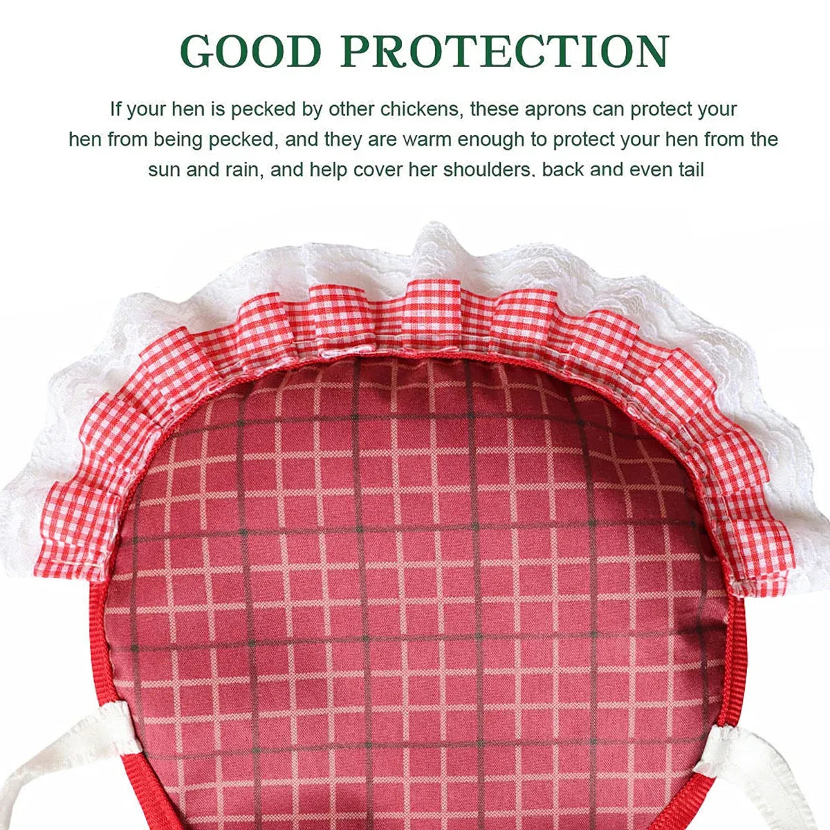 5PCS Pet Feather Protector Hen Apron Poultry Protection Apron for Chickens Birds
