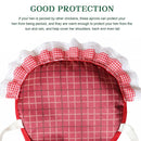 5PCS Pet Feather Protector Hen Apron Poultry Protection Apron for Chickens Birds