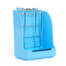 Pet Rabbit Hay Feeder Small Animal Hamster Pig Less Wast Hay Rack Corner Plastic - Beige