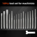 16pcs Maintenance Tool Set Fitter Tool Combination for Home Garage DIY Repair