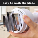 Stainless Steel Garlic Press Manual Crusher Pat Knife Kitchen Tool Garlic Use - Silver