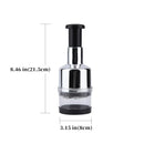 Stainless Steel Garlic Press Manual Crusher Pat Knife Kitchen Tool Garlic Use - Silver