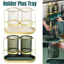 Light Luxury Chopsticks Storage Rack Household Kitchen Chopsticks Tube - Gold