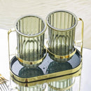 Light Luxury Chopsticks Storage Rack Household Kitchen Chopsticks Tube - Gold