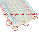 10PCS Solderless Breadboard 400 Hole Test Board Jumper Wire Kit Plastic Box